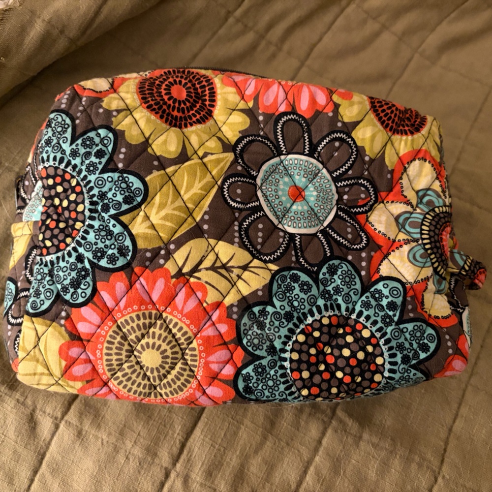 Vera Bradley Floral Quilted Pouch